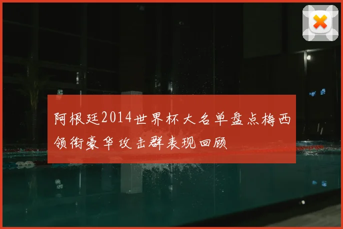 阿根廷2014世界杯大名单盘点梅西领衔豪华攻击群表现回顾